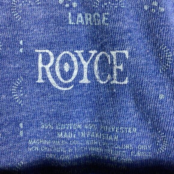 Retro CAROLINA Sunset T Shirt Blue Orange Large - Picture 3 of 4